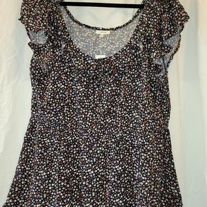 NWT Maurices XXL flutter sleeve top